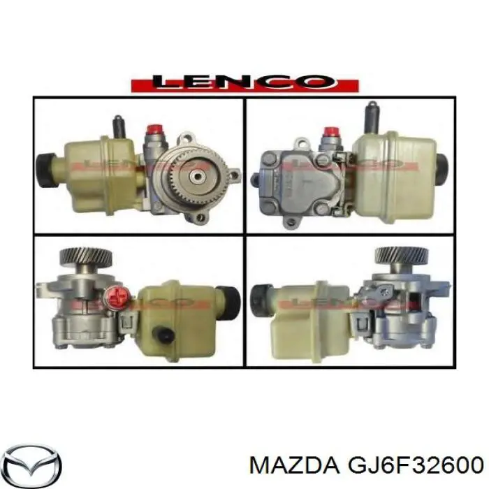 GJ6F32600 Mazda Bomba da Direção hidrâulica assistida
