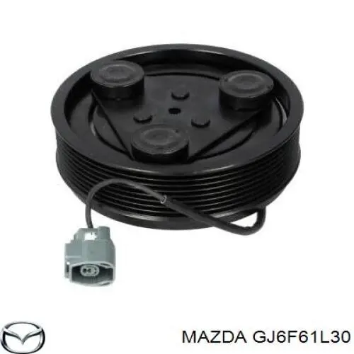 GJ6F61L30 Mazda Polia do compressor de aparelho de ar condicionado