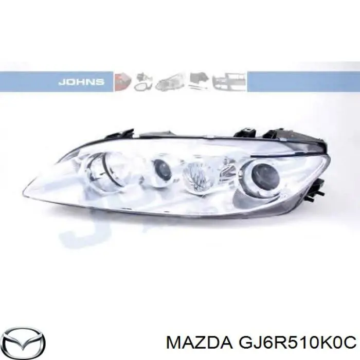 Compre GJ6R510K0C Mazda Luz direita