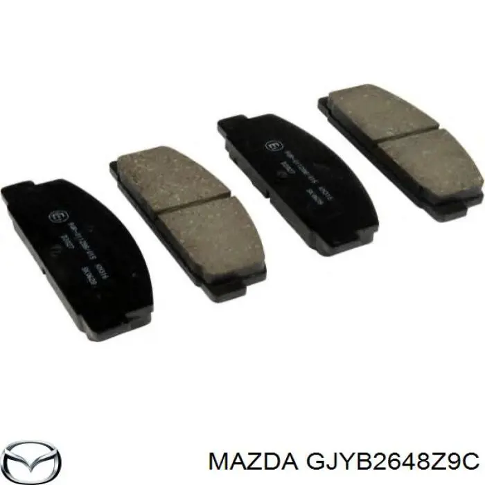 GJYB2648Z9C Mazda Sapatas do freio traseiras de disco