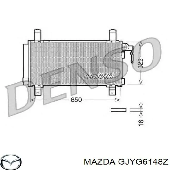Compre Radiador de aparelho de ar condicionado Mazda 6 