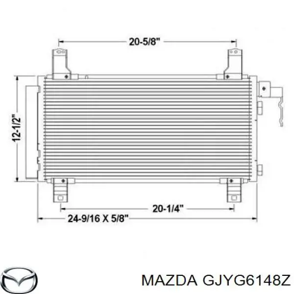 Compre Radiador de aparelho de ar condicionado Mazda 6 