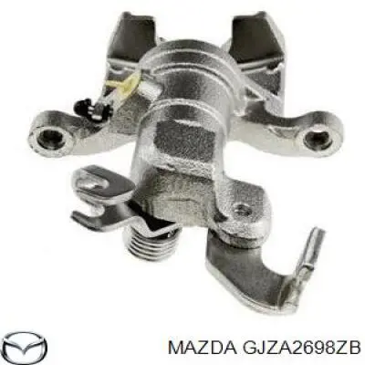 GJZA2698ZB Mazda Suporte do freio traseiro direito