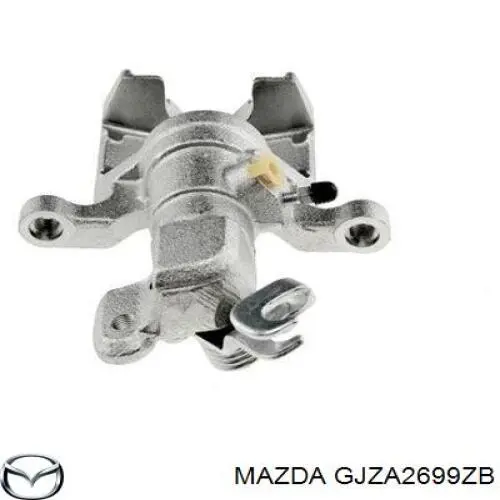 GJZA2699ZB Mazda Suporte do freio traseiro esquerdo