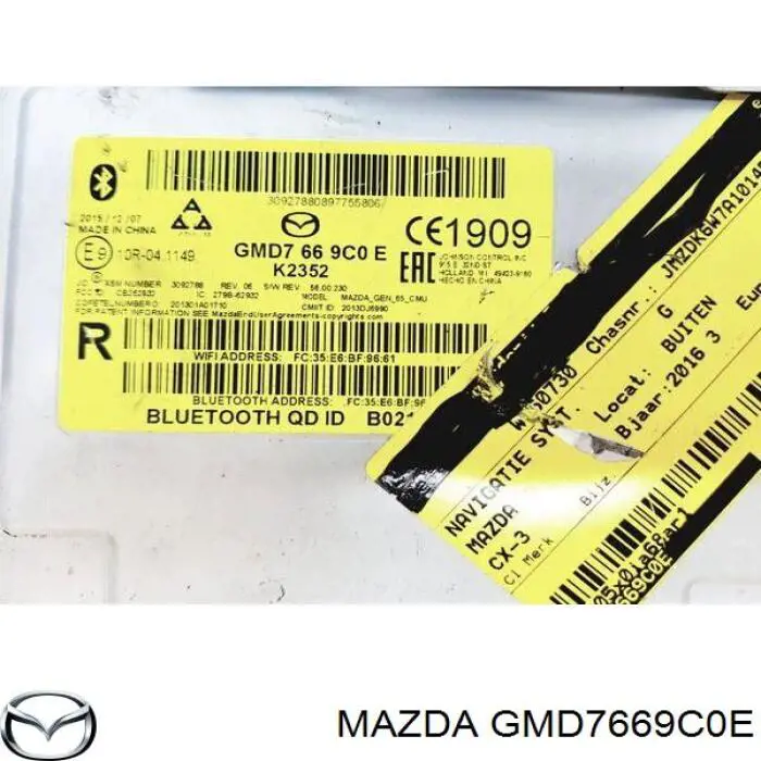  Mazda GMD7669C0E preço, a partir de 380,33 USD