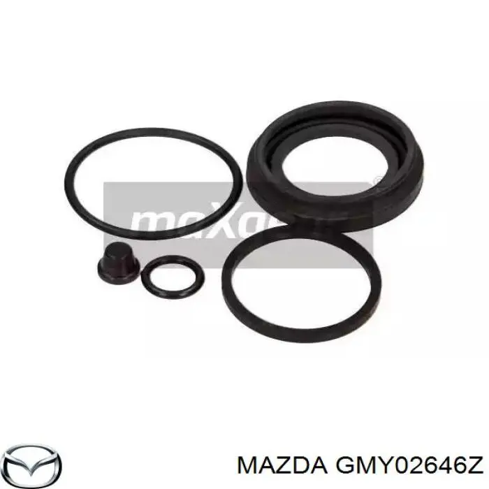 Compre GMY02646Z Mazda Kit de reparação de suporte do freio traseiro