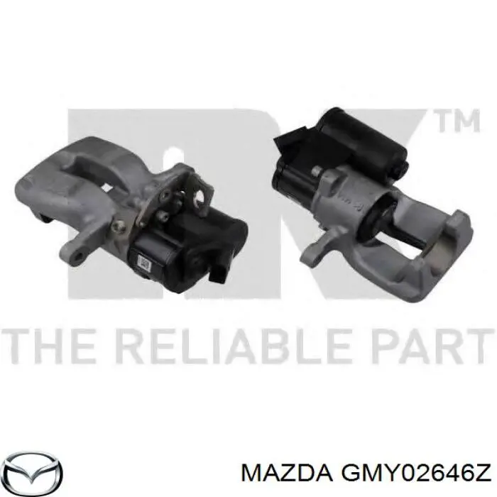 GMY02646Z Mazda Kit de reparação de suporte do freio traseiro