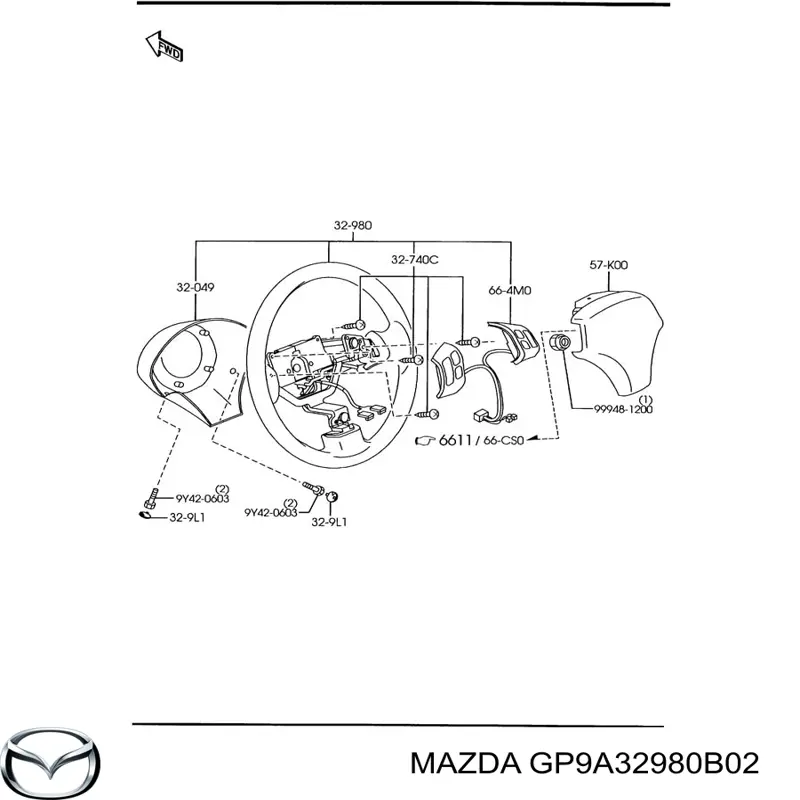 Volante para Mazda 6  GG