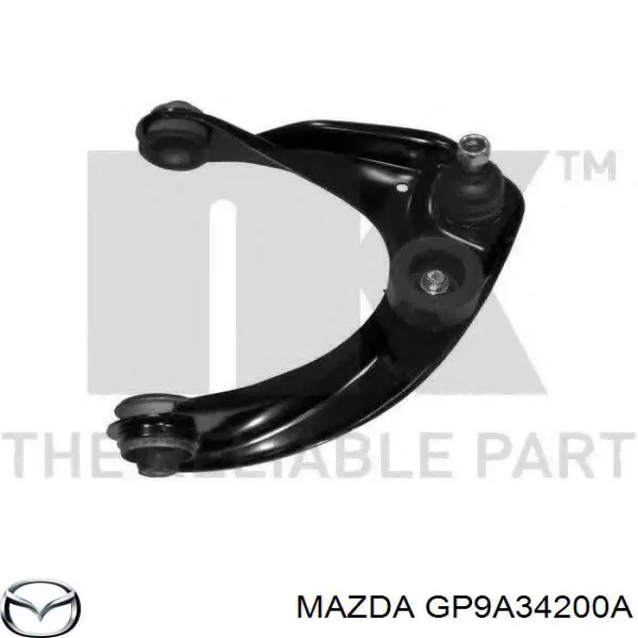 Braço oscilante superior direito de suspensão dianteira Mazda GP9A34200A preço, a partir de 52,87 USD