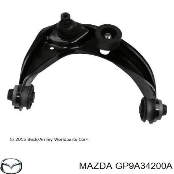 Compre GP9A34200A Mazda Braço oscilante superior direito de suspensão dianteira
