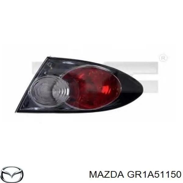 Compre GR1A51150 Mazda Lanterna traseira direita externa