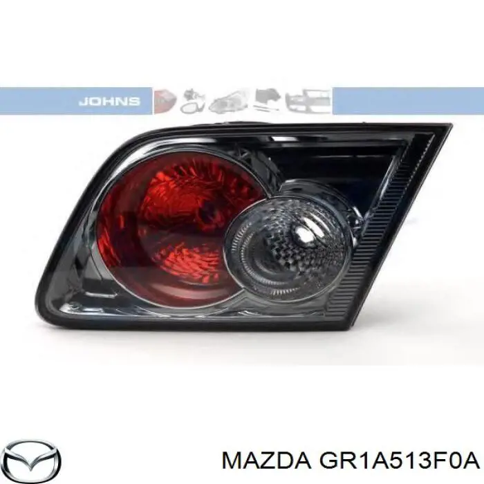 GR1A513F0A Mazda Lanterna traseira direita interna