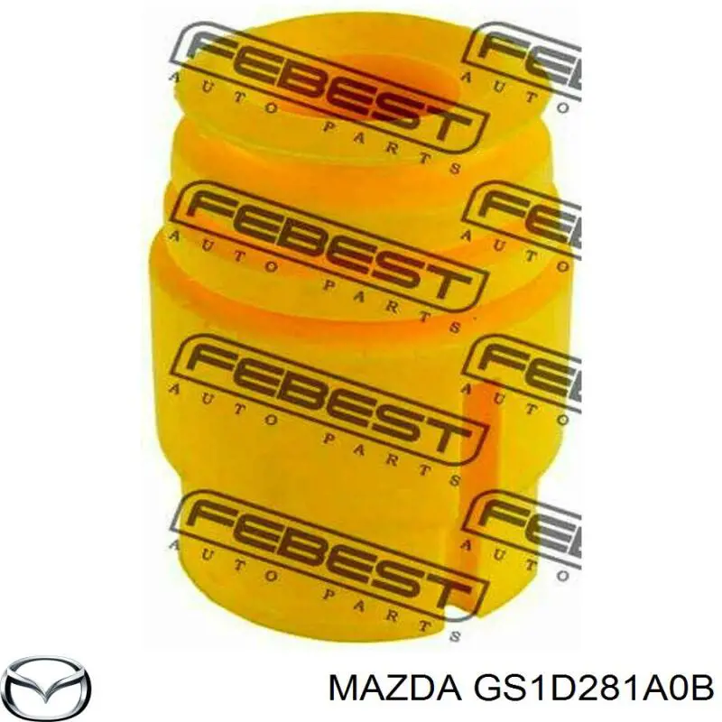 Pára-choque (grade de proteção) de amortecedor traseiro Mazda GS1D281A0B preço, a partir de 13,41 USD