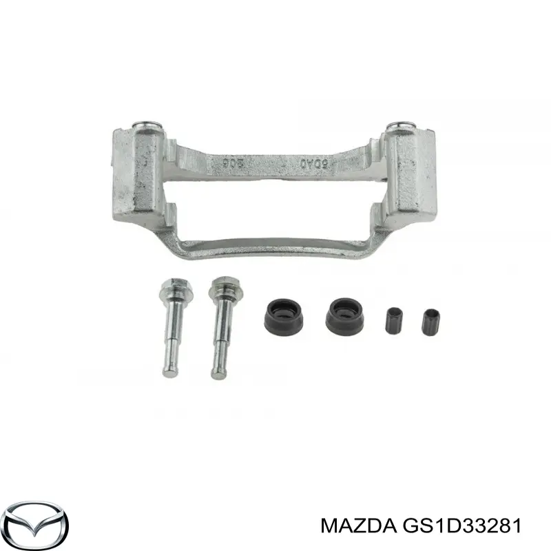 Compre GS1D33281 Mazda Braçadeira do freio de suporte dianteiro