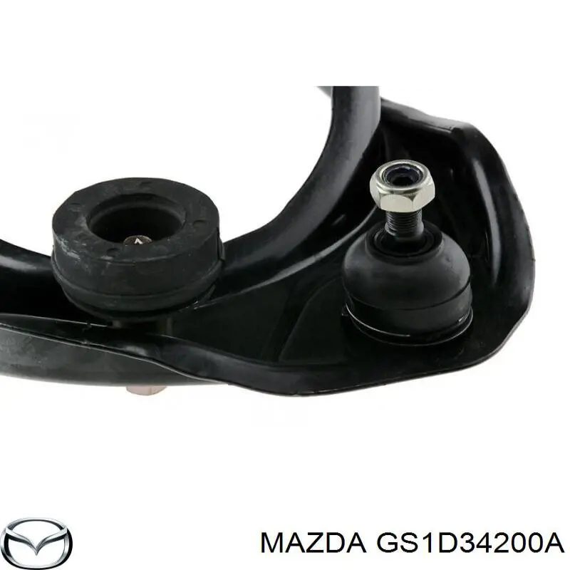 Compre GS1D34200A Mazda Braço oscilante superior direito de suspensão dianteira