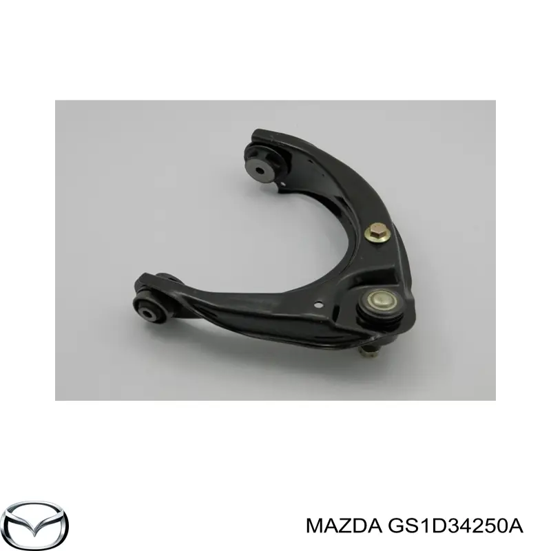 Compre GS1D34250A Mazda Braço oscilante superior esquerdo de suspensão dianteira