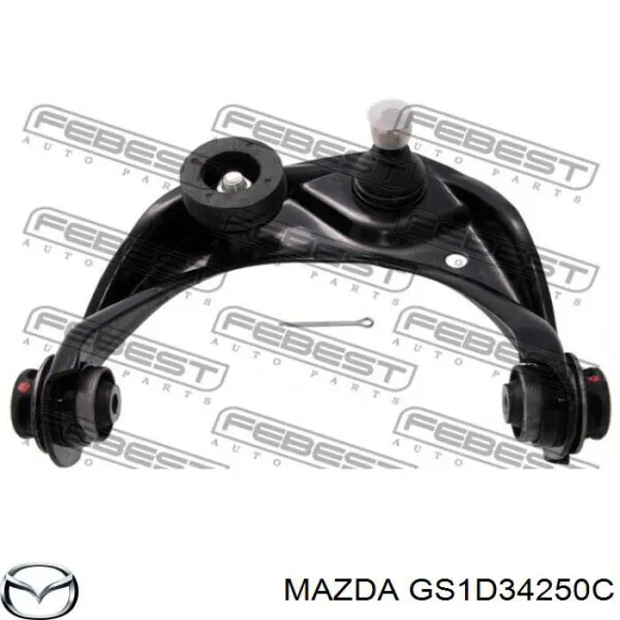 Braço oscilante superior esquerdo de suspensão dianteira Mazda GS1D34250C preço, a partir de 91,94 USD
