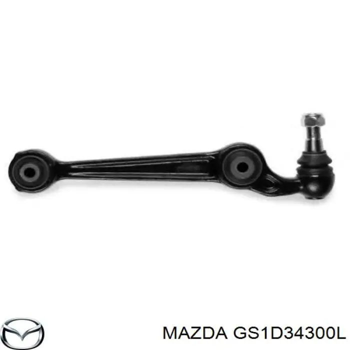 GS1D34300L Mazda Braço oscilante inferior direito de suspensão dianteira