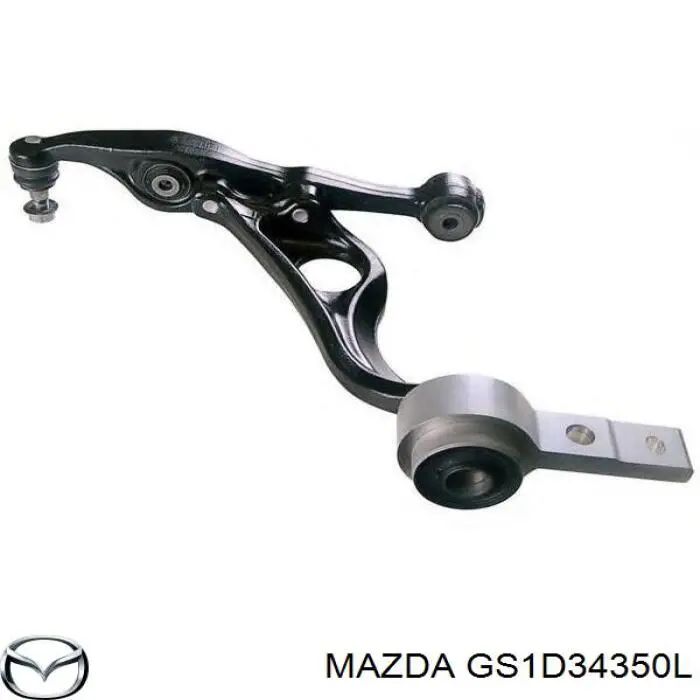 GS1D34350L Mazda Braço oscilante inferior esquerdo de suspensão dianteira