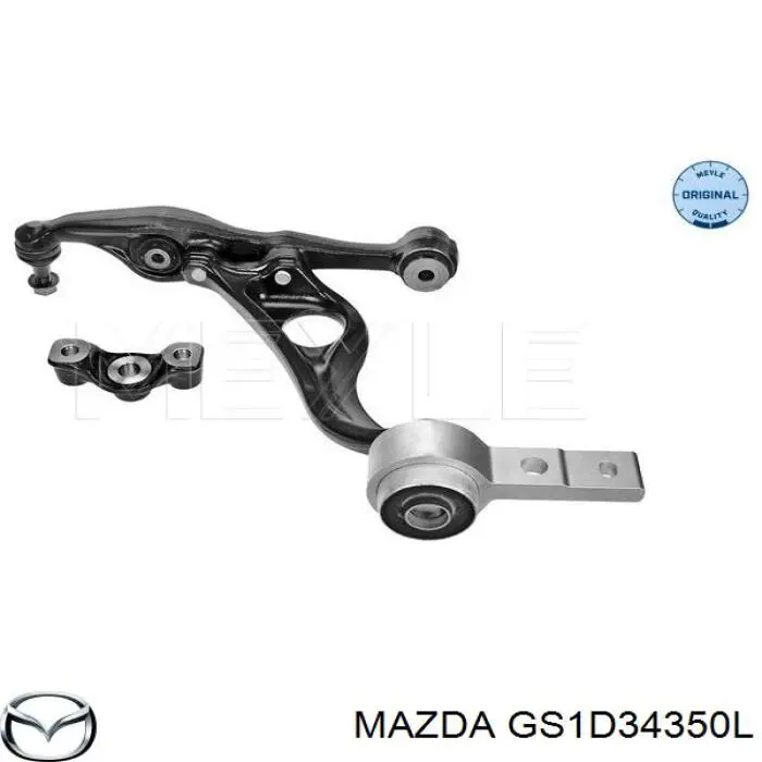 Braço oscilante inferior esquerdo de suspensão dianteira Mazda GS1D34350L preço, a partir de 117,68 USD