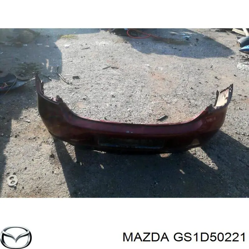 Compre GS1M50221DBB Mazda Pára-choque traseiro