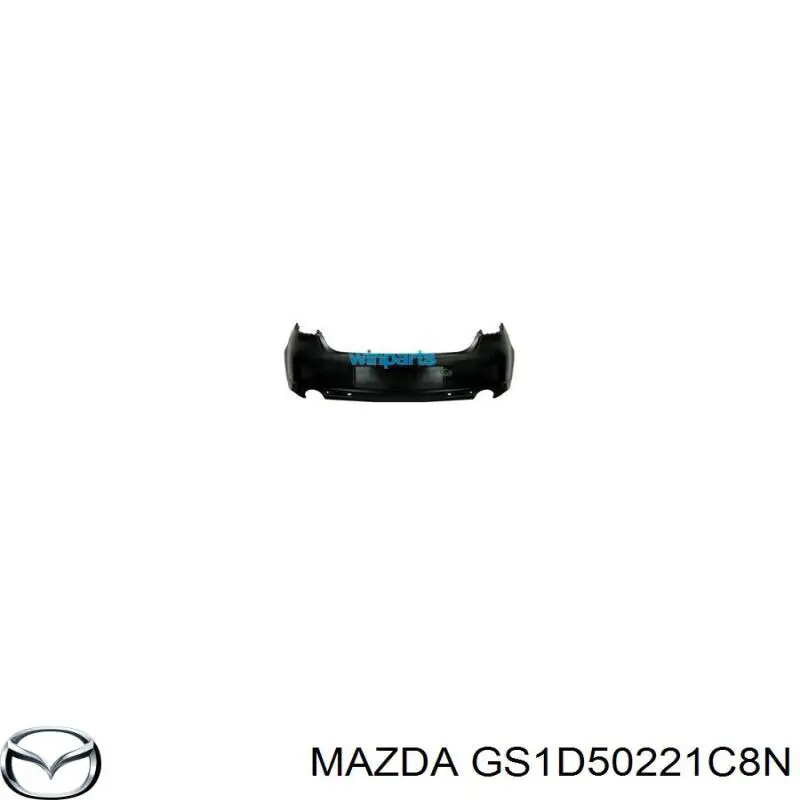 GS1D50221C8N Mazda Pára-choque traseiro