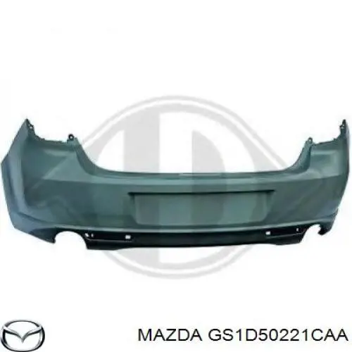 GS1D50221CAA Mazda Pára-choque traseiro