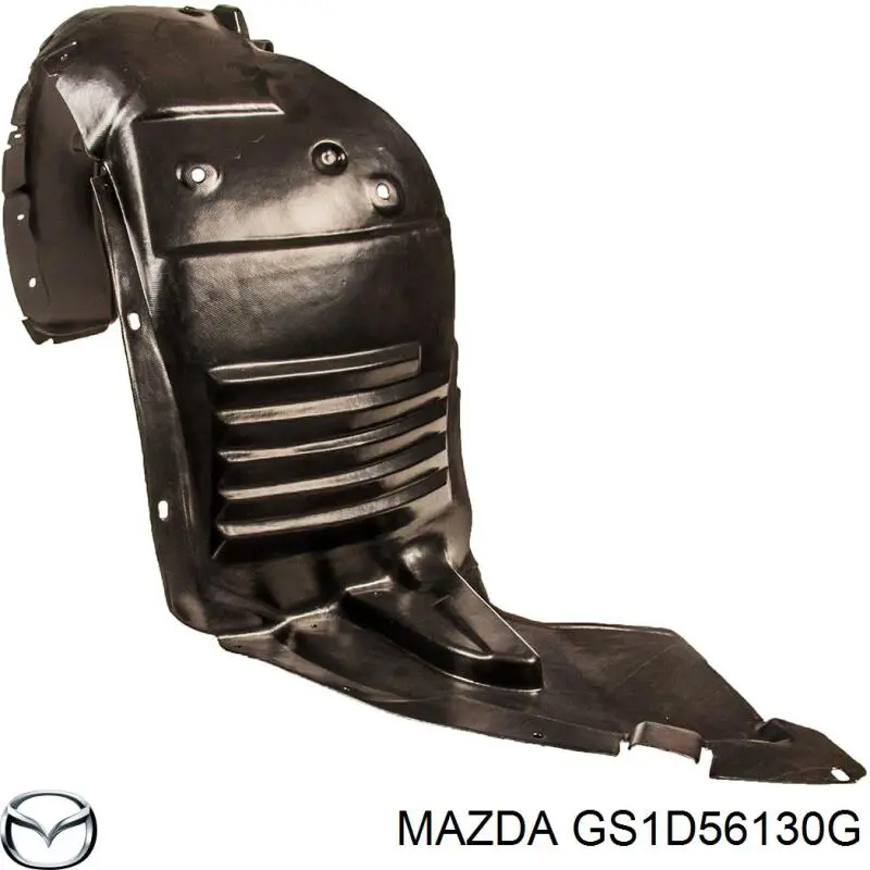 Compre GS1D56130H Mazda Guarda-barras direito do pára-lama dianteiro