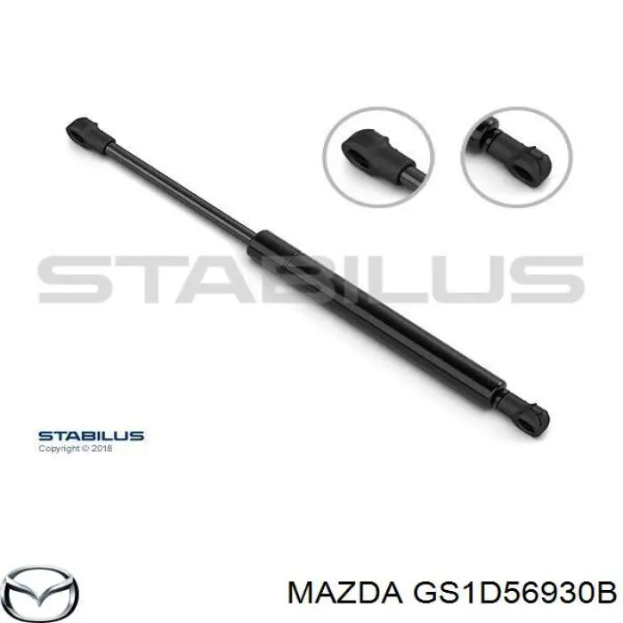 Amortecedor de tampa de porta-malas (de 3ª/5ª porta traseira) Mazda GS1D56930B preço, a partir de 13,06 USD