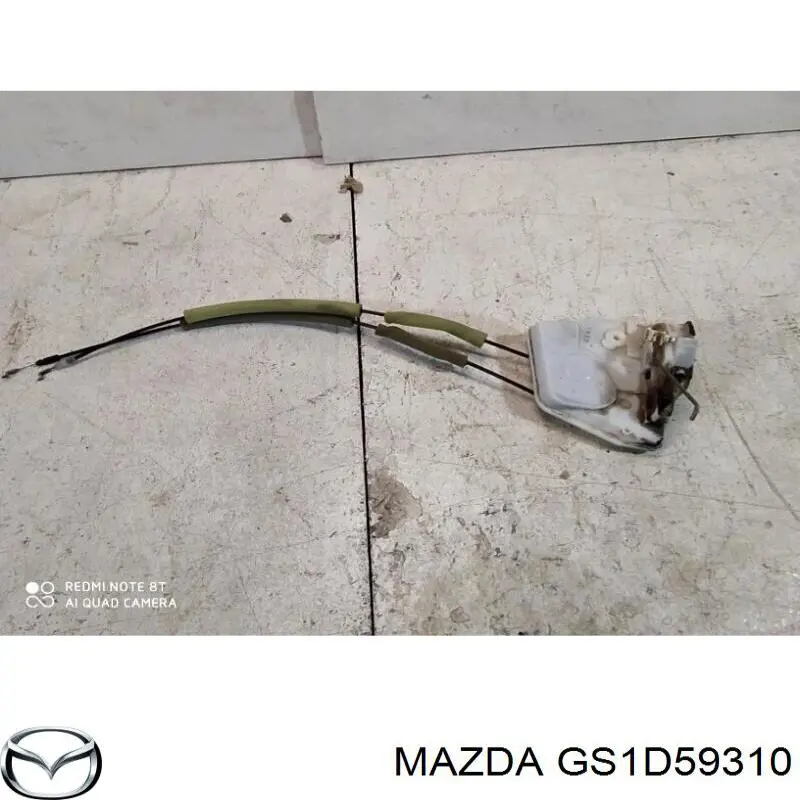 Fecho da porta dianteira esquerda para Mazda 6  GH