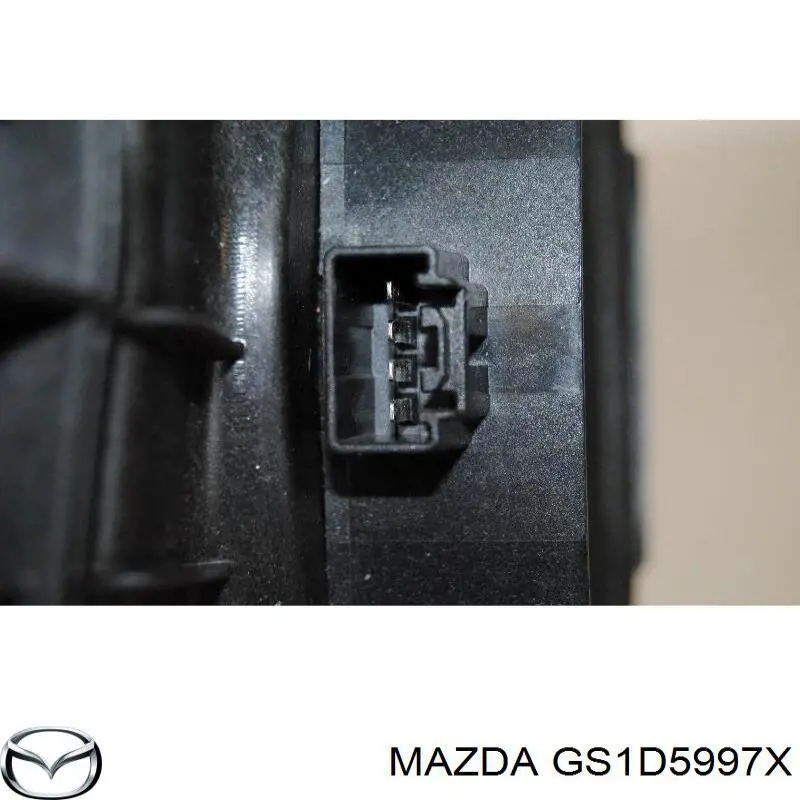 GS1D5997X Mazda Placa sobreposta da porta dianteira esquerda