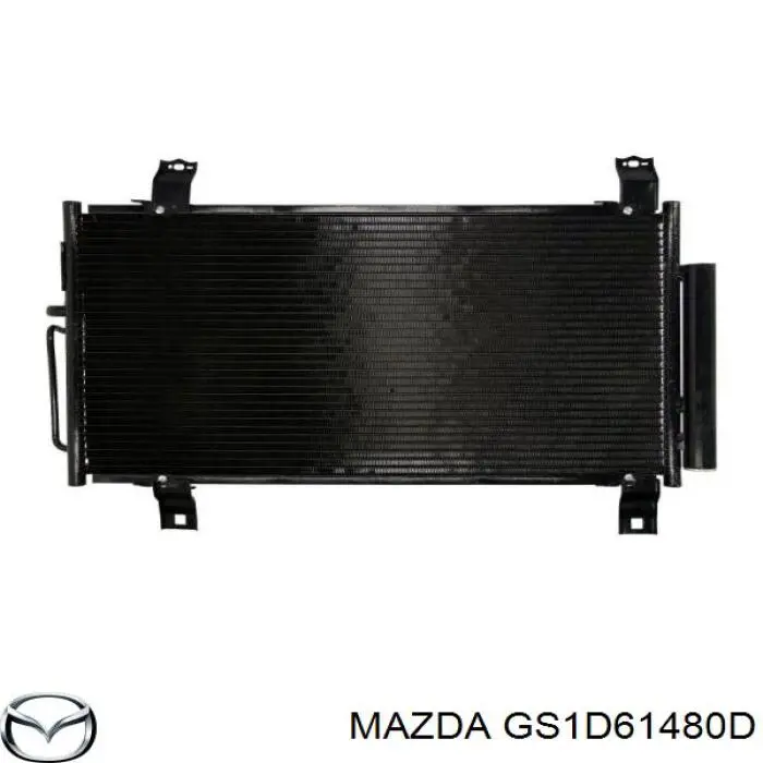 GS1D61480D Mazda Radiador de aparelho de ar condicionado