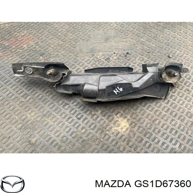 GS1D67360 Mazda Trapézio de limpador pára-brisas