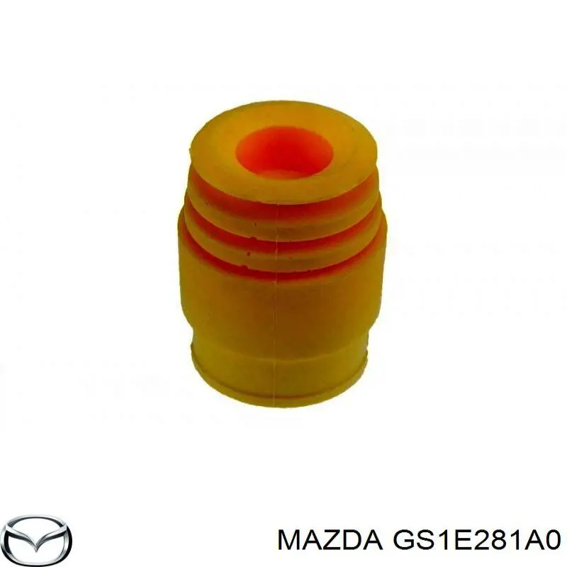 Compre GS1E281A0 Mazda Pára-choque (grade de proteção) de amortecedor traseiro
