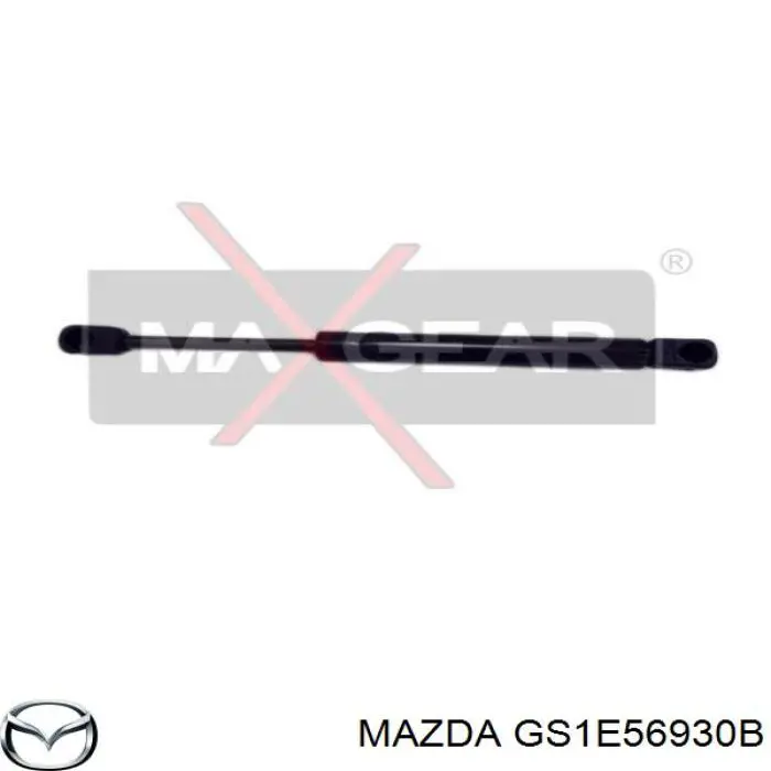 Compre GS1E56930B Mazda Amortecedor de tampa de porta-malas (de 3ª/5ª porta traseira)
