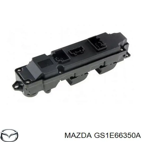 GS1D66350 Mazda Unidade de botões dianteira esquerda de controlo de elevador de vidro