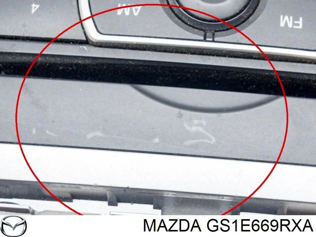 GS1E669RXA Mazda Aparelhagem de som (rádio AM/FM)