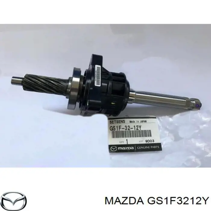 GS1F3212Y Mazda Veio vertical do mecanismo de direção (de cremalheira)