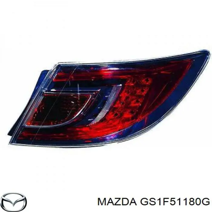 Lanterna traseira esquerda externa Mazda GS1F51170E preço, a partir de 194,37 USD