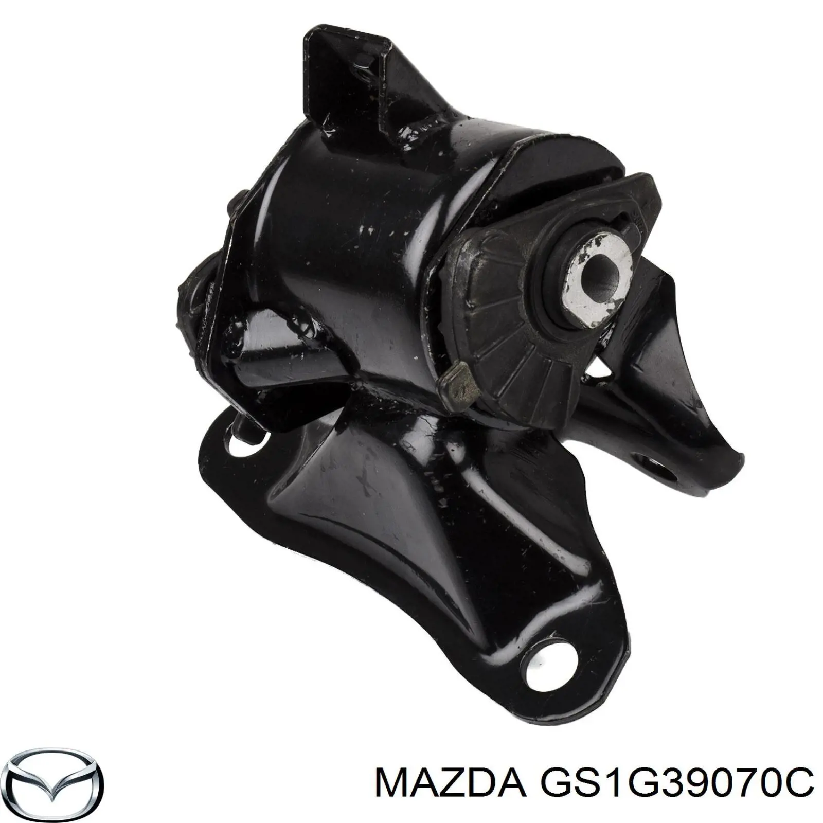 Compre GS1G39070C Mazda Coxim (suporte) esquerdo de motor