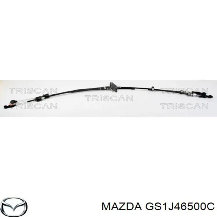 Cabo de mudança duplo para Mazda 6  GH