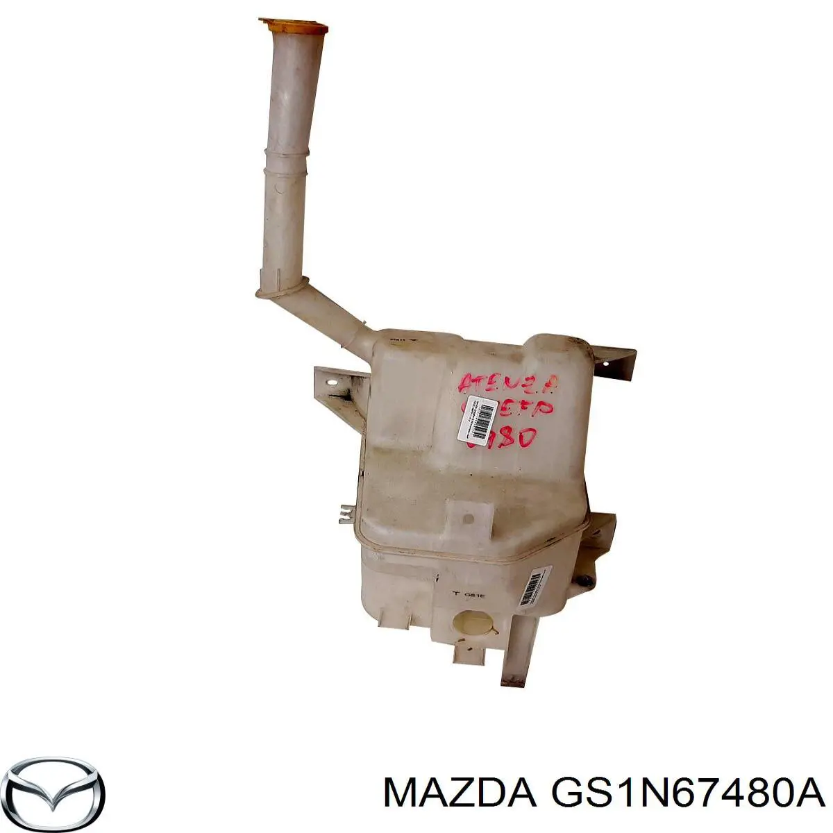 Tanque de fluido para lavador de vidro para Mazda 6  GH