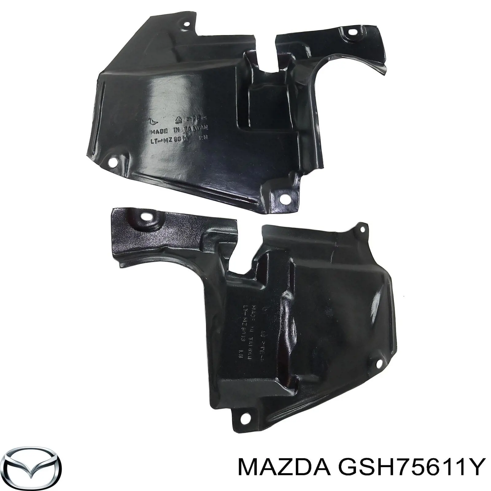 GSH75611Y Mazda Proteção de motor dianteira