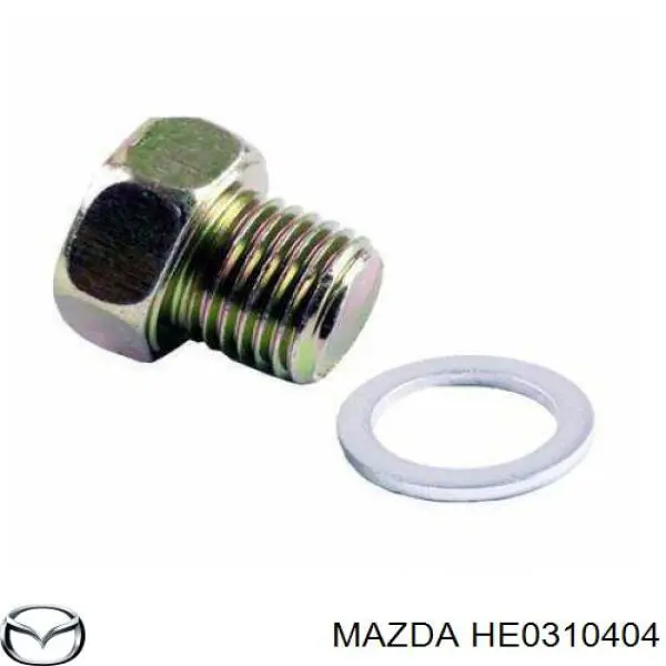 HE0310404 Mazda Tampão de panela de motor