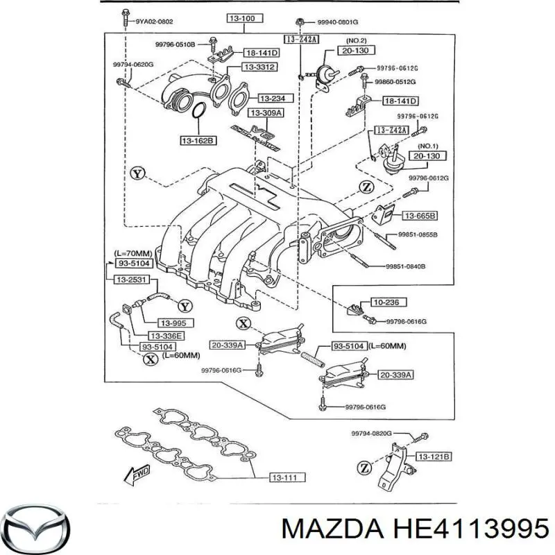 Compre HE4113995 Mazda 