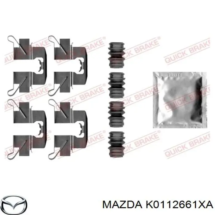 K0112661XA Mazda Suporte do freio traseiro direito