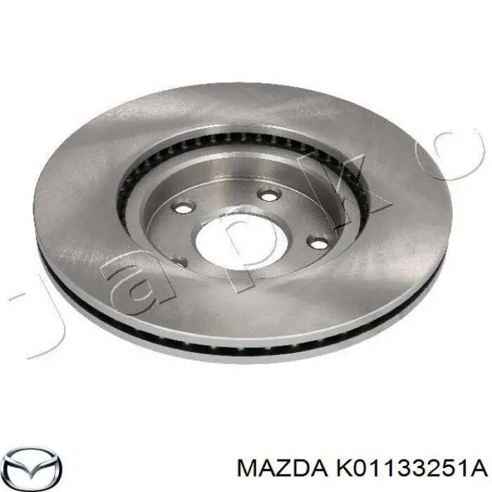 Compre K01133251A Mazda Disco do freio dianteiro