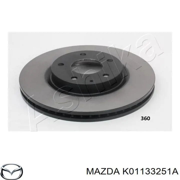Disco do freio dianteiro Mazda K01133251A preço, a partir de 51,83 USD
