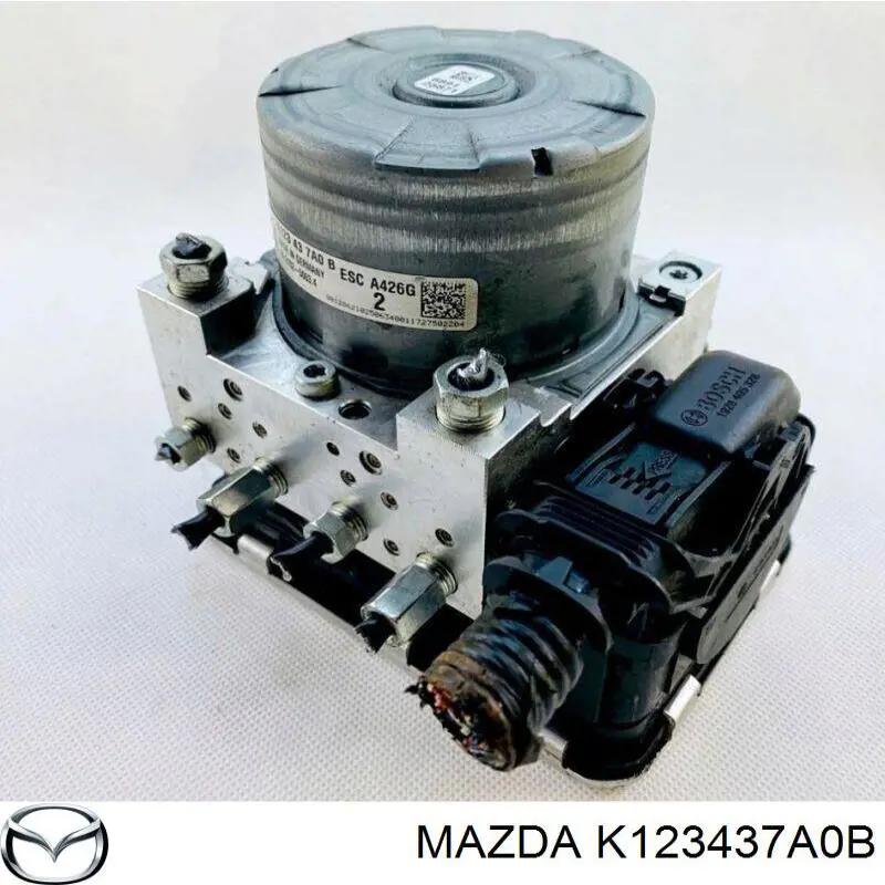 Compre K123437A0B Mazda Unidade hidráulico de controlo ABS