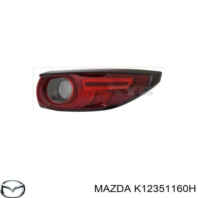 K12351160H Mazda Lanterna traseira esquerda externa